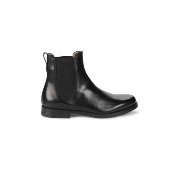 $1,095 NIB Salvatore Ferragamo Black Leather Chelsea Ankle Boots Size 11 E